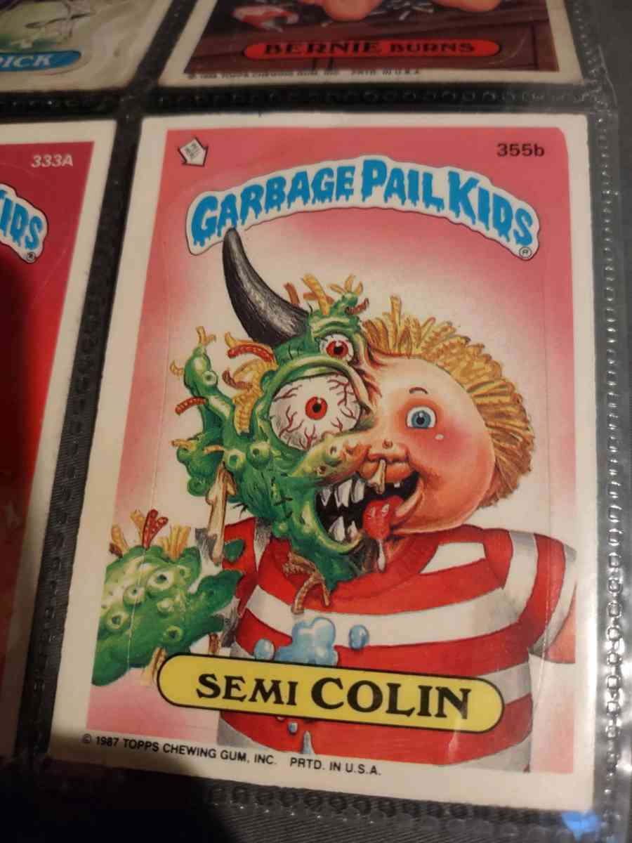 1985 1st Edition garbage pail kids cards