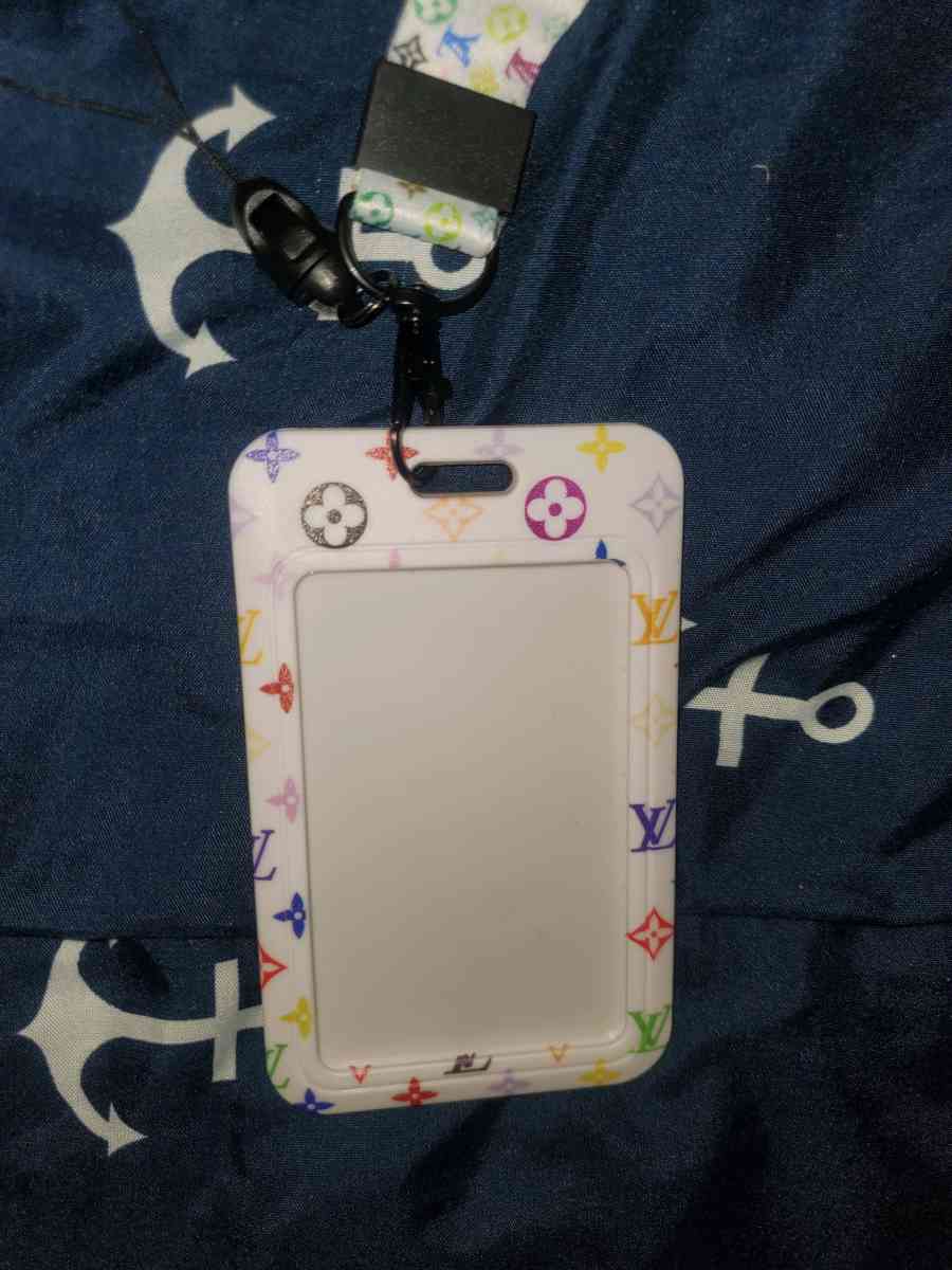 Multicolor Patterned Lanyard with By Louis Vuitton