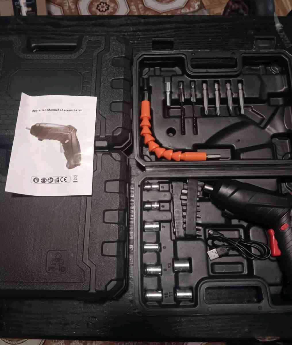 47pc ELECTRIC SCREWDRIVER DRILL SET