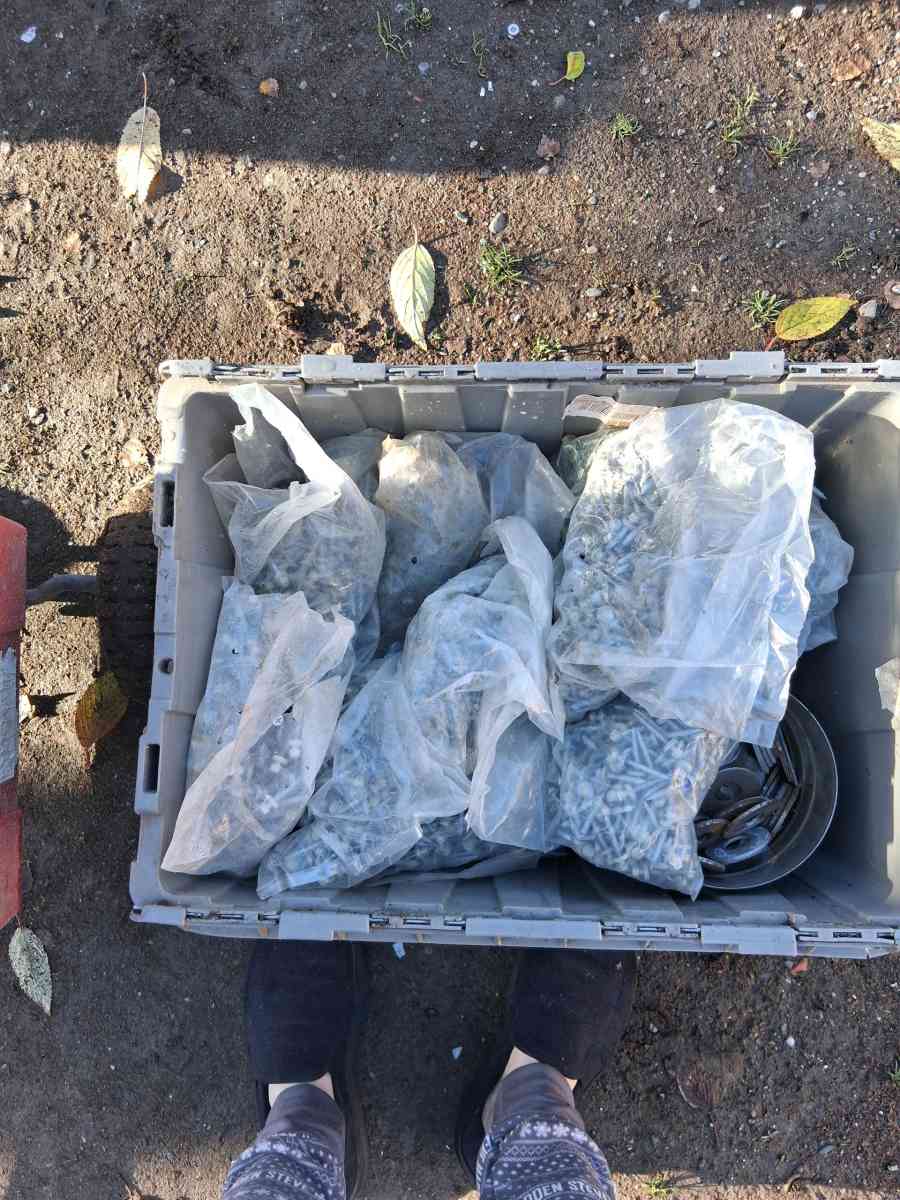 self tapping  screws and nails and washers