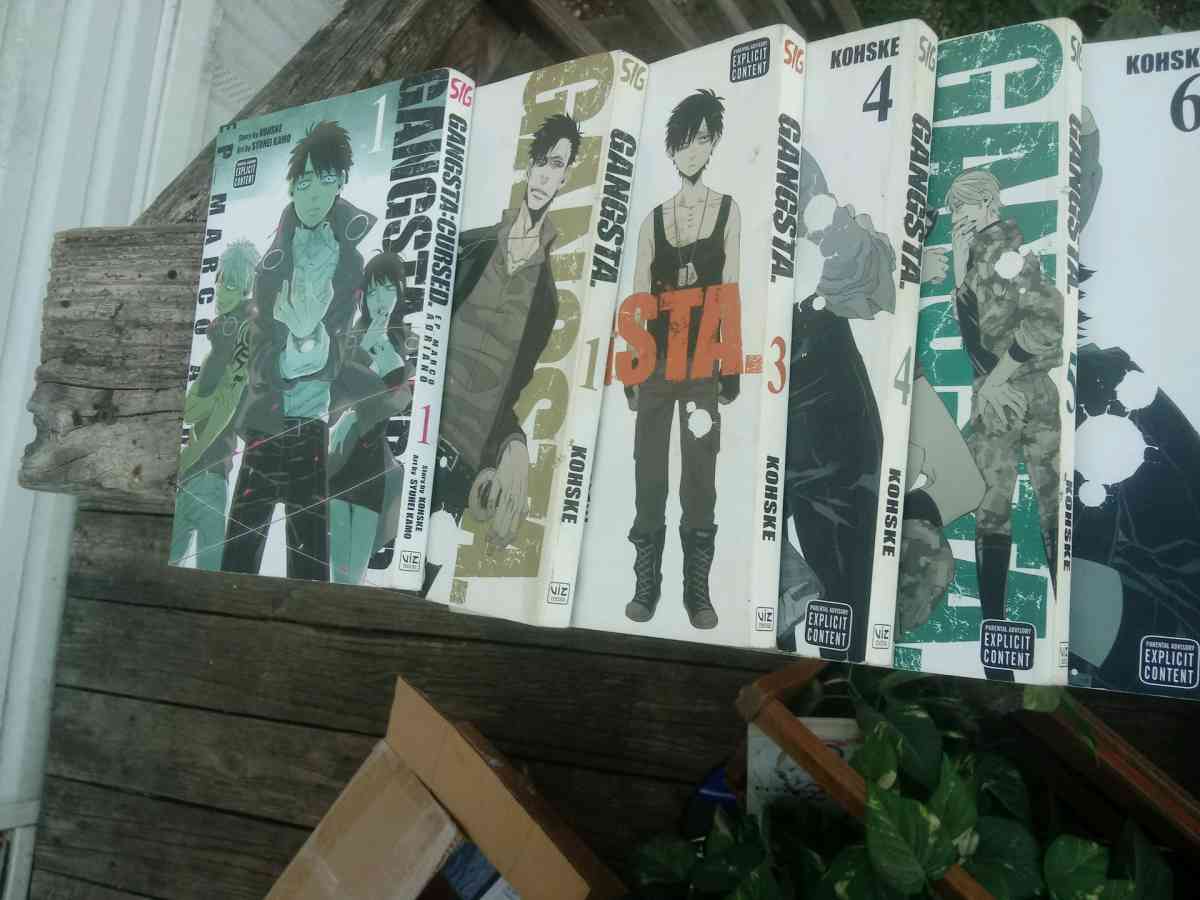 Gangsta manga series and Gangsta Cursed