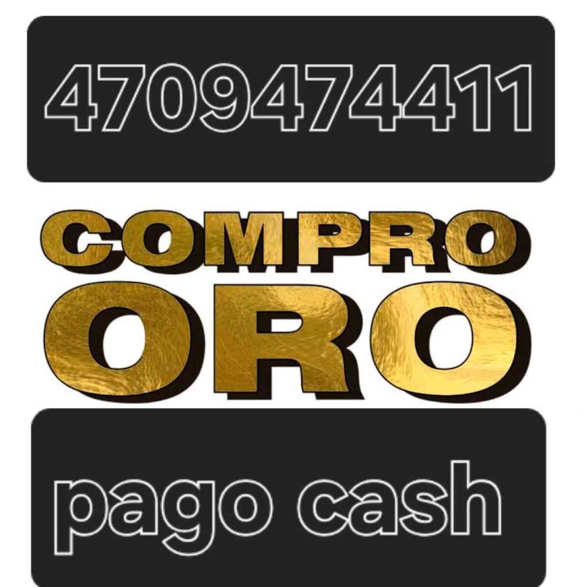 We buy 10k and 14k gold we pay cash