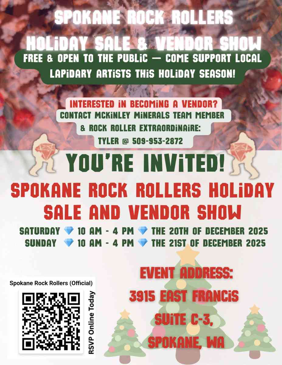 Tickets Spokane Rock Rollers 2025 Holiday Sale  Vendor Show - Spokane, Washington - FleaMarketBay