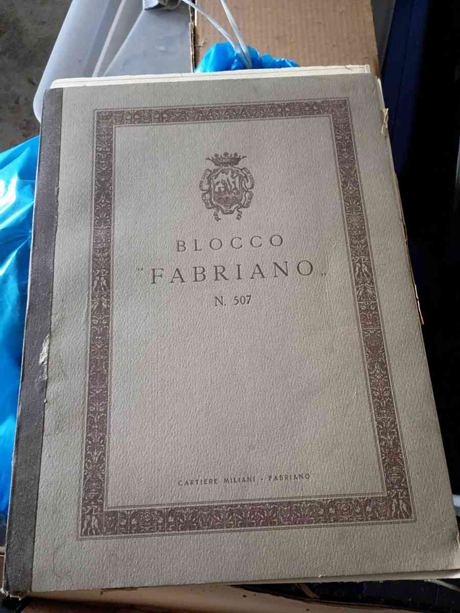 Big Antique Sketchbook and Antique Radio