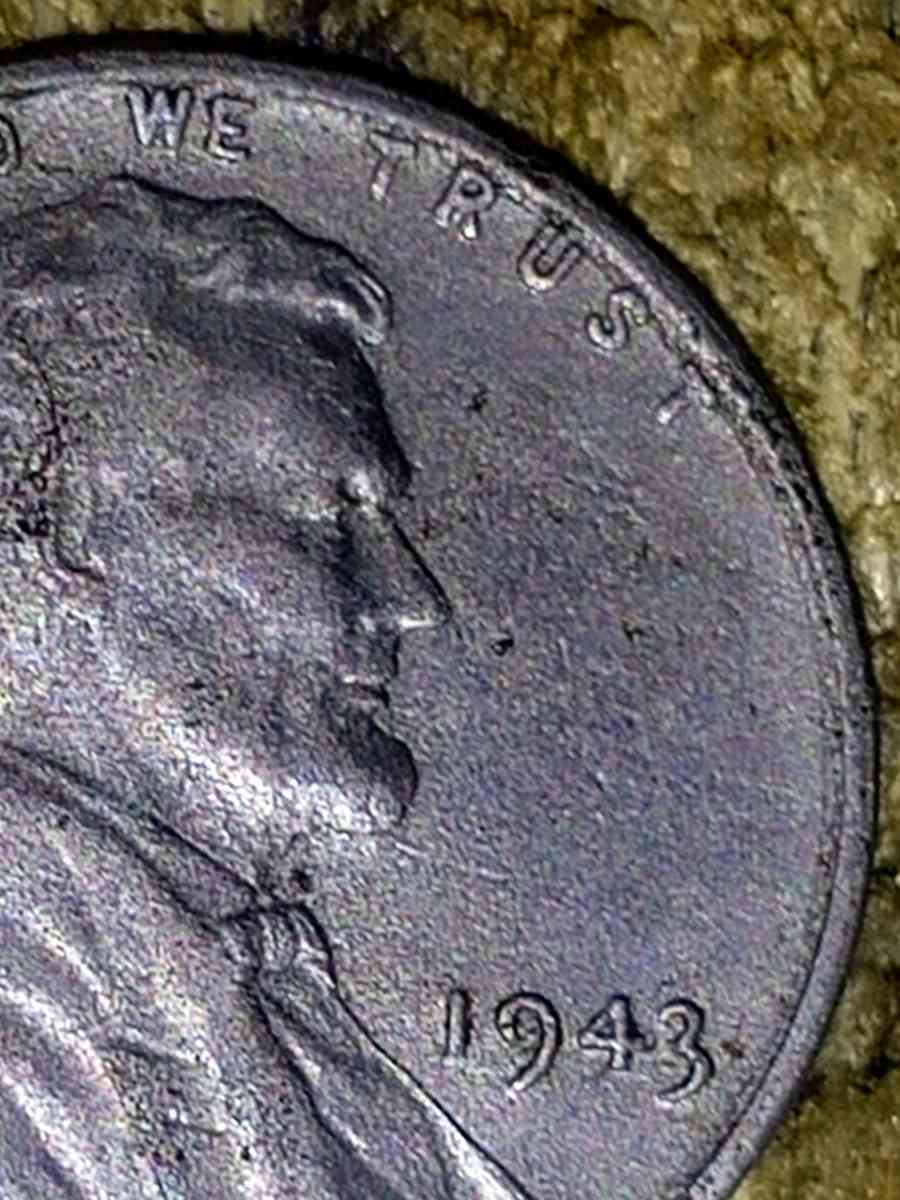 1943 STEEL PENNY NO MINT MARK - Dallas, Texas - FleaMarketBay