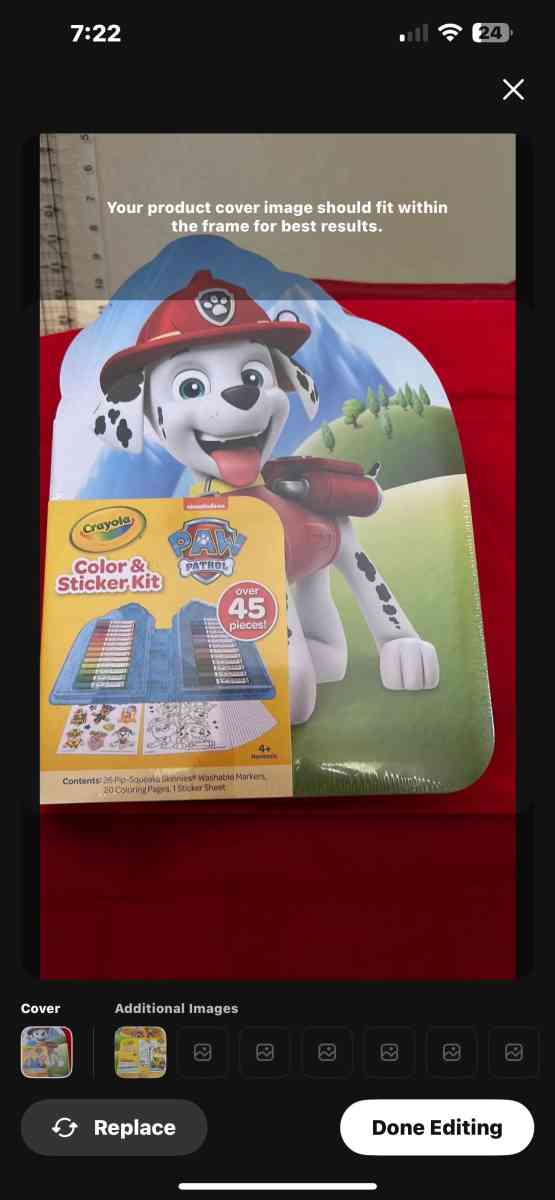Crayola Paw Patrol coloring kit - Albert City, Iowa - FleaMarketBay