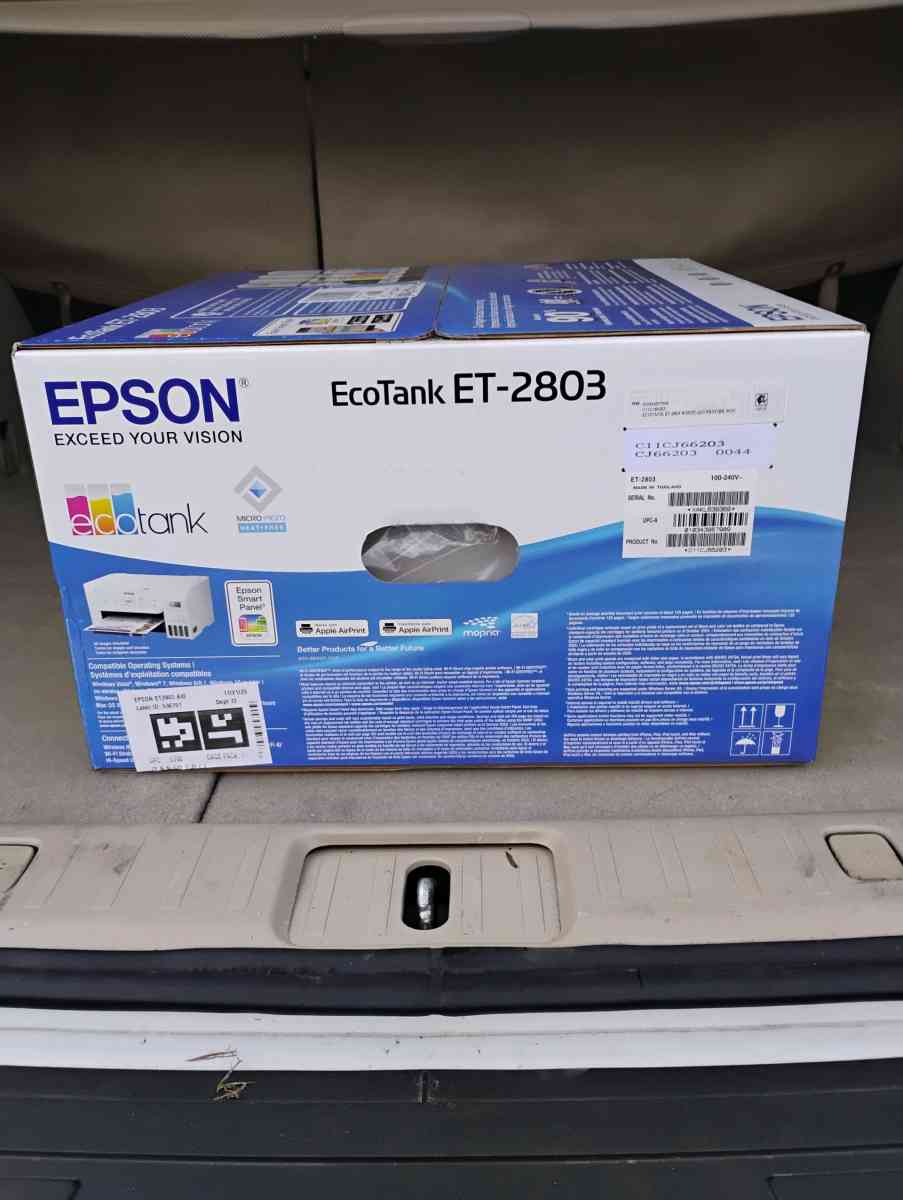 Epson EcoTank 2803 Inkjet Printer - Seattle, Washington - FleaMarketBay