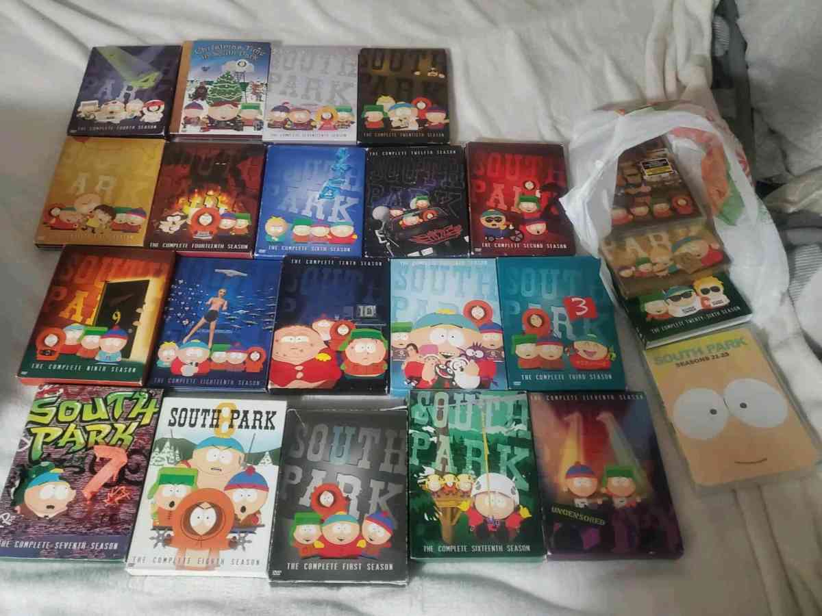 South  Park  1to 26 movies   some  are  now