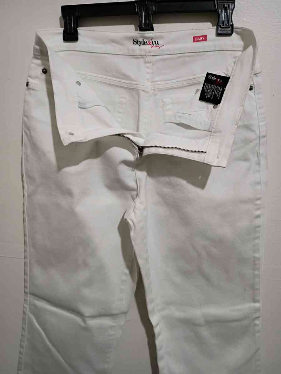 womens trousers white size 12