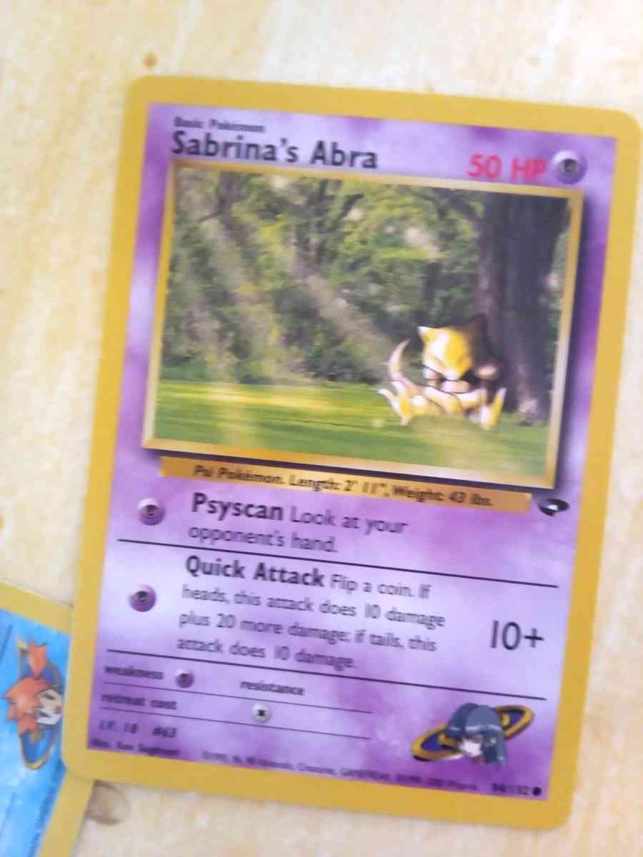 Sabrina pokemon cards