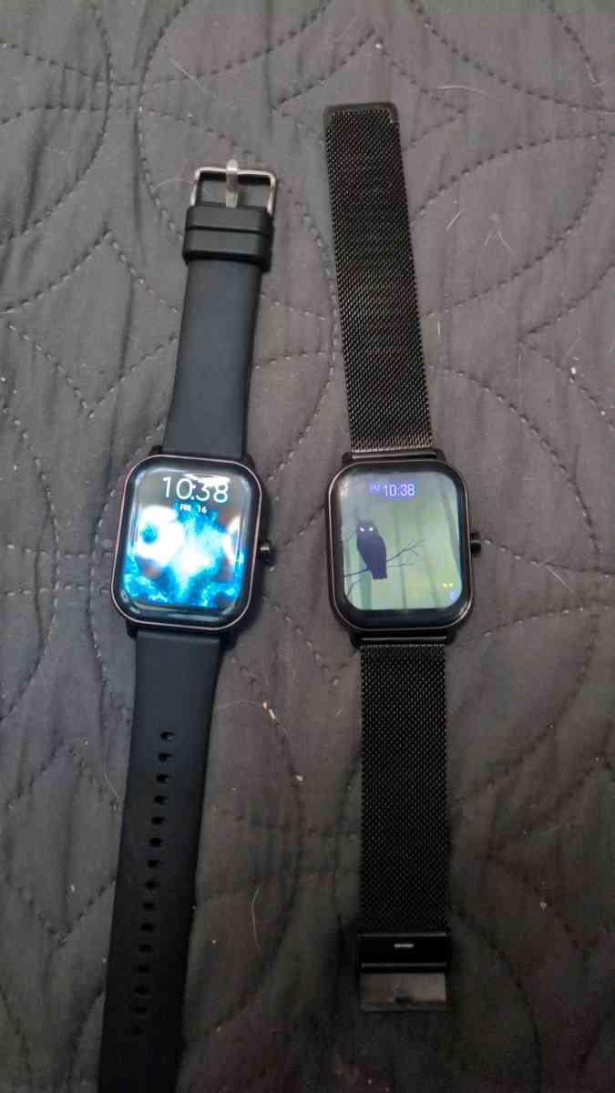 jbl headphone and two smart watches