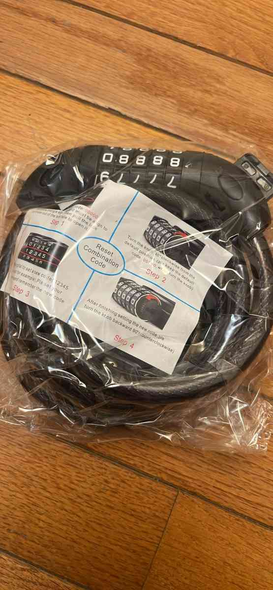 GWT E Bike Lock Cable Lock