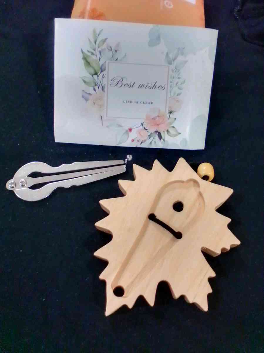 jaw harp with wooden case