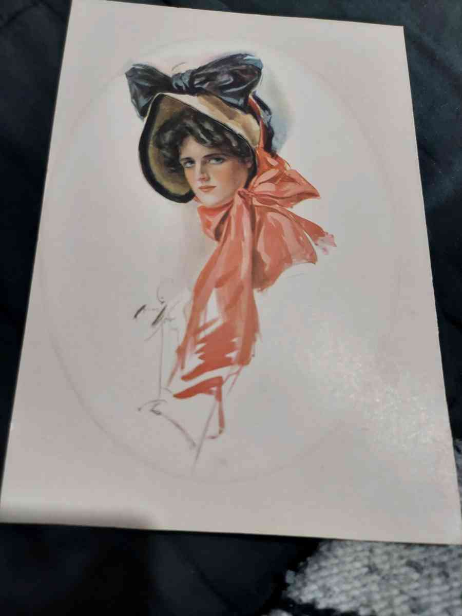 Ornate Antique Gold Baroque Frame w 1900s Harrison Fischer P