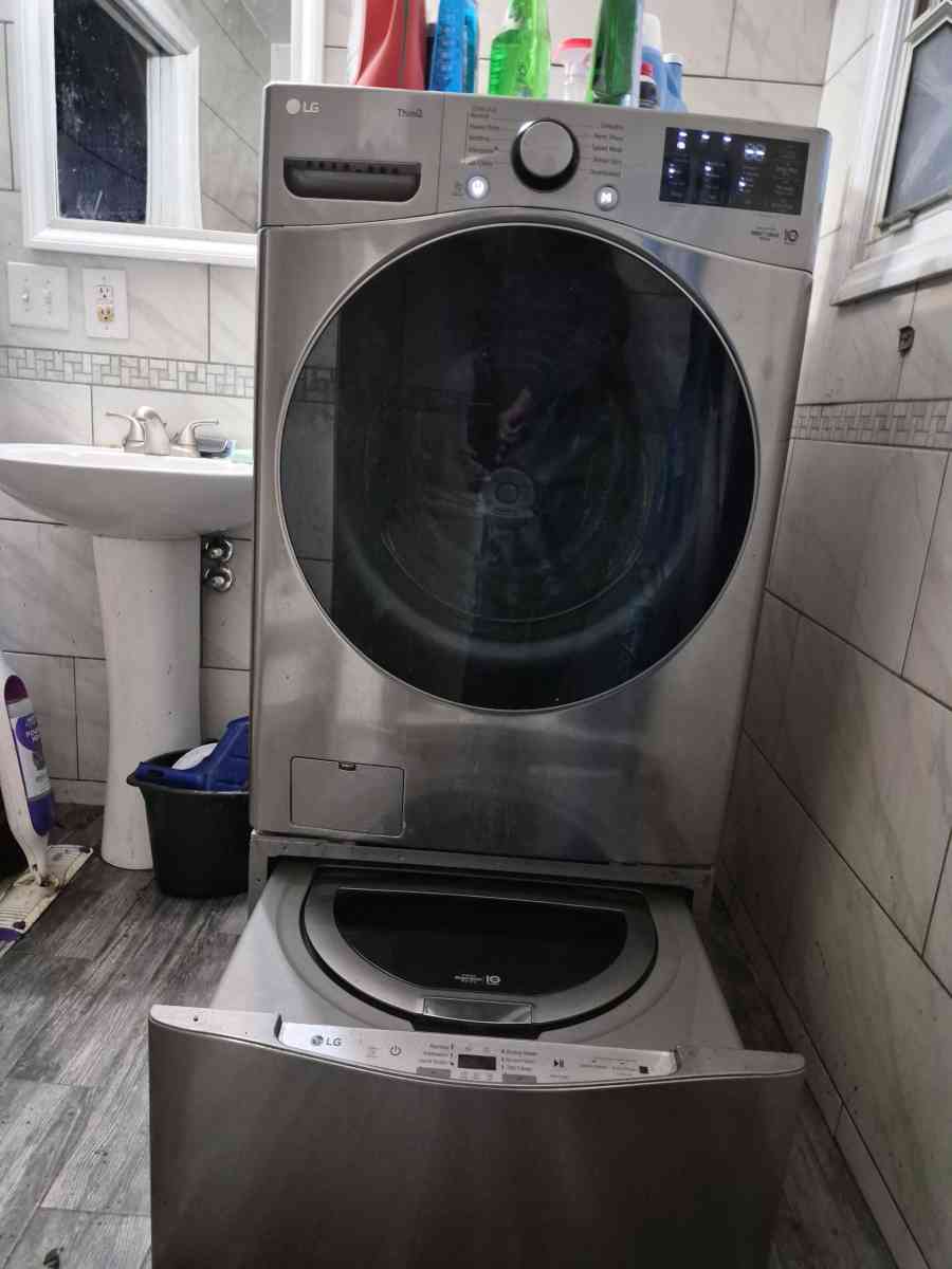 washer and dryer front load with pedistals