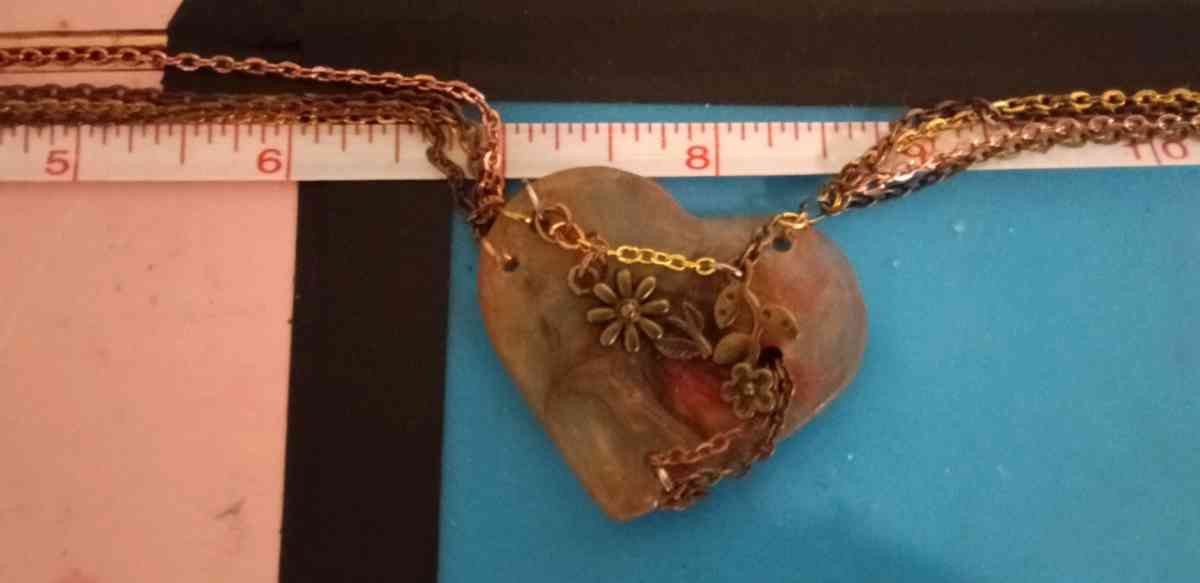 multiple change on a heart with flowers