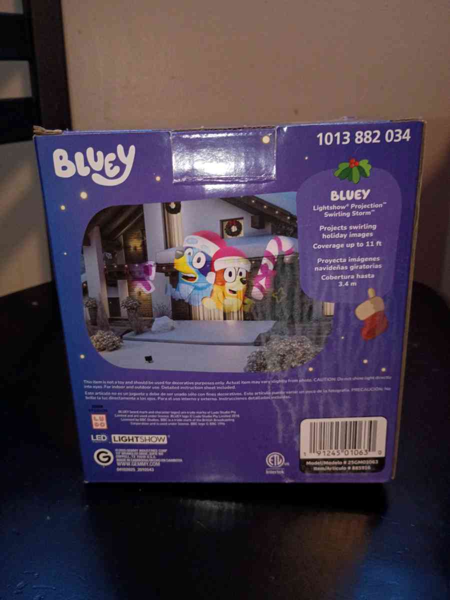 bluey lights projector
