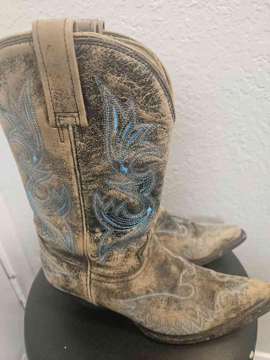 Corral Womens R1963 Distressed Cowboy Boots