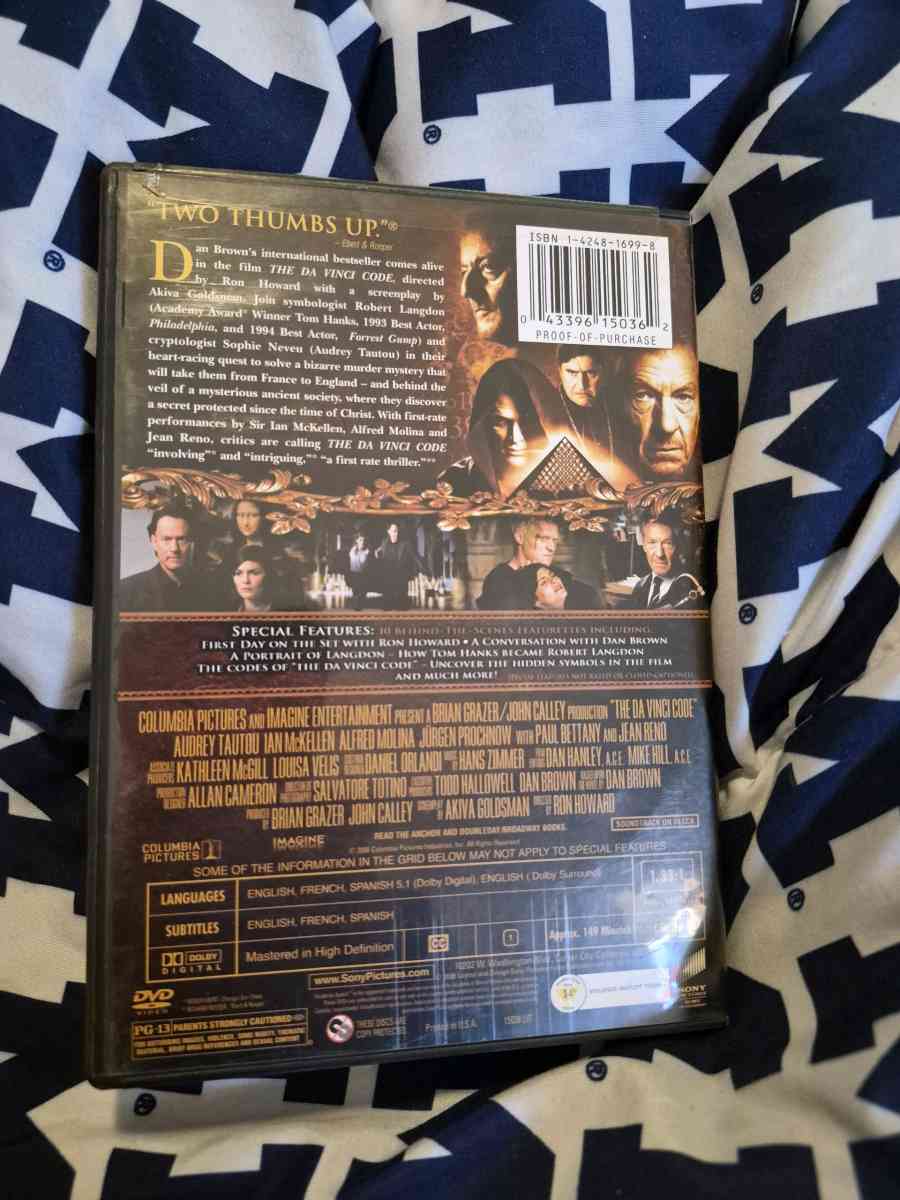 USED The DaVinci Code DVD