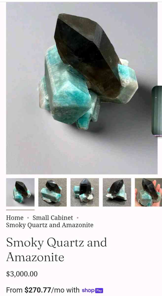 quartz amazonite - Bakersfield, California - FleaMarketBay