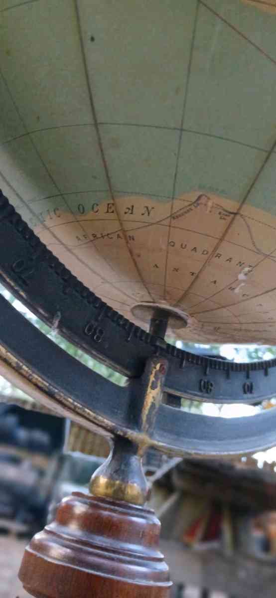 1920s Rand McNally 18 inch Terrestrial Globe