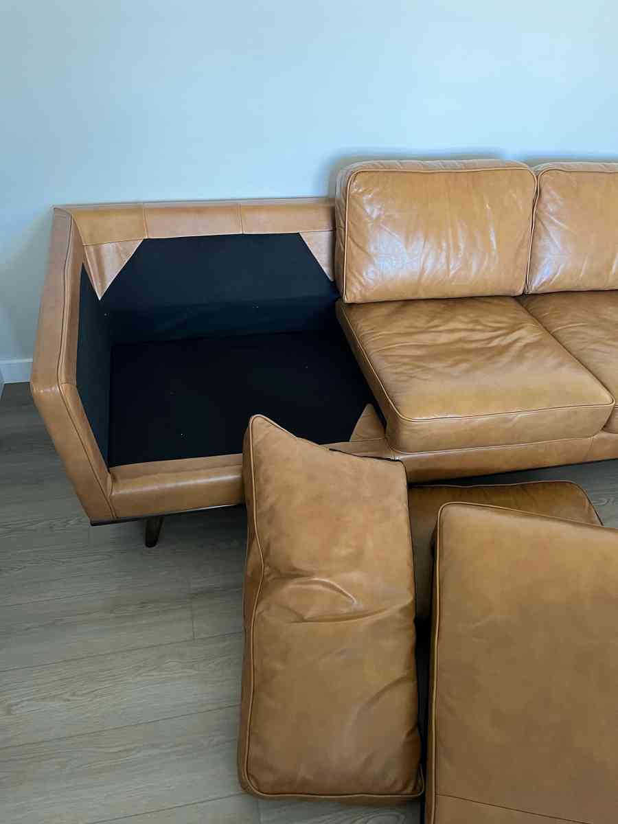 Leather sofa