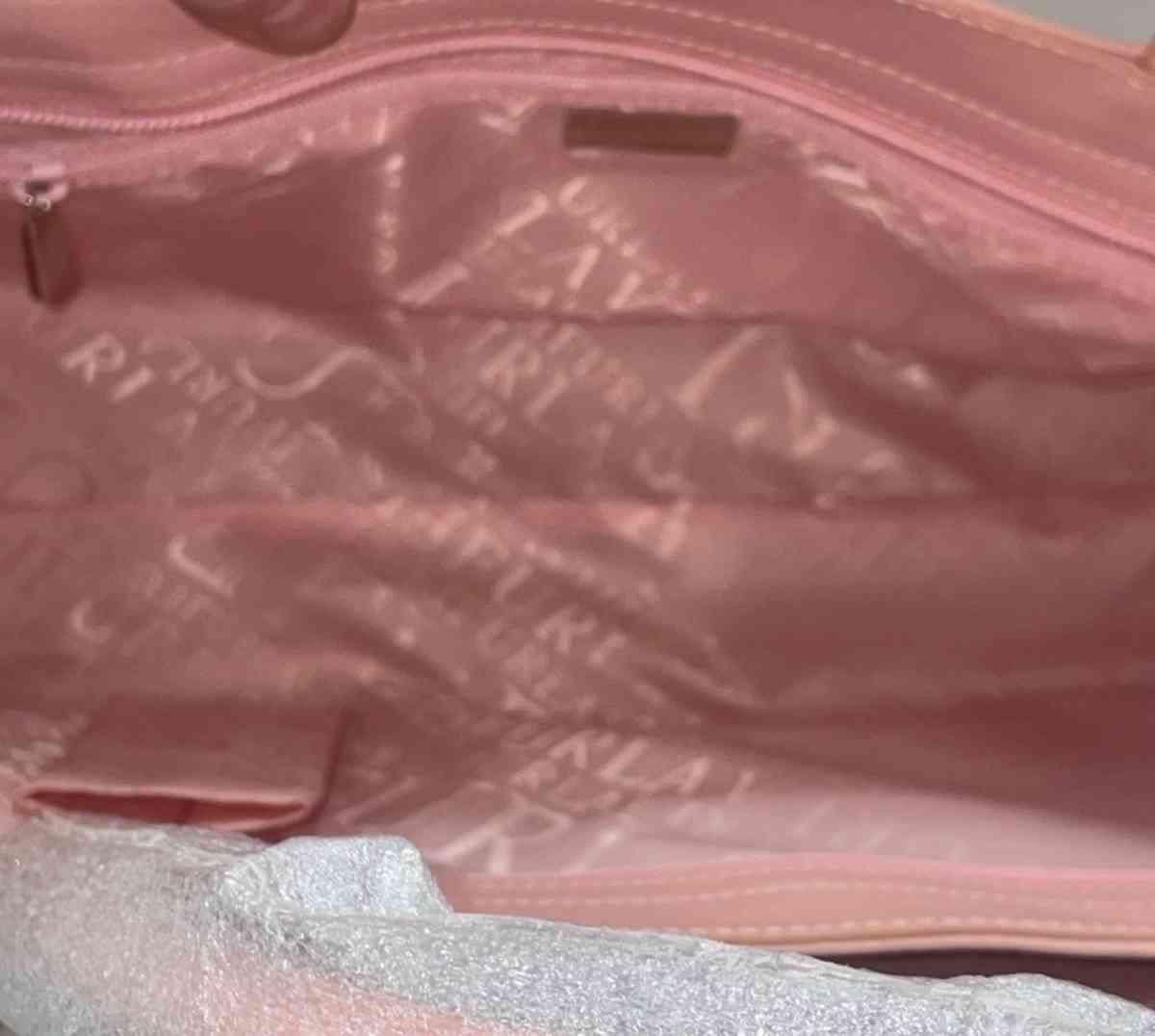 Furla rectangular pink purse