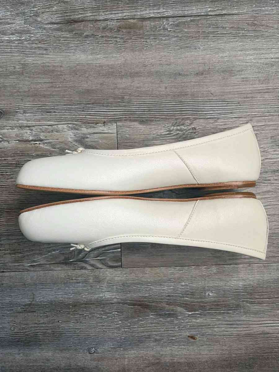 maison margiela tapi flats ballet in white leather size 7US - Mission, Texas - FleaMarketBay