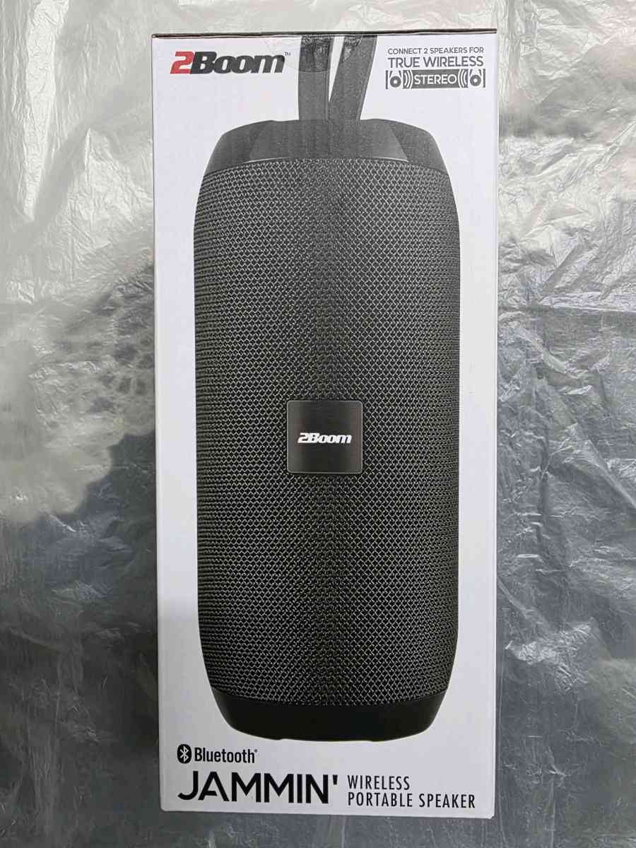 2Boom Jammin Bluetooth Wireless Speaker