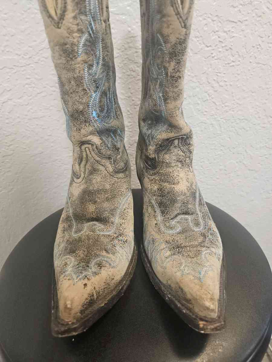 Corral Womens R1963 Distressed Cowboy Boots