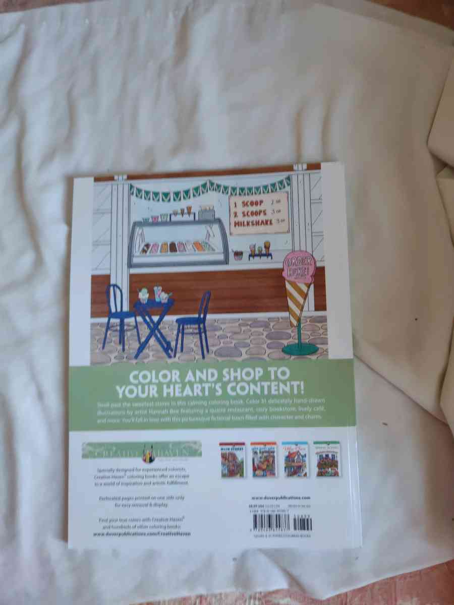 Creative Haven Storefronts coloring book - Gary, Indiana - FleaMarketBay