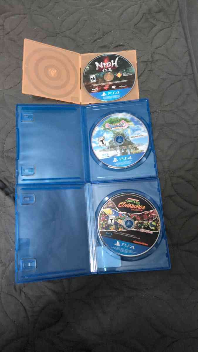 one Nintendo switch game and PS4 game bundle