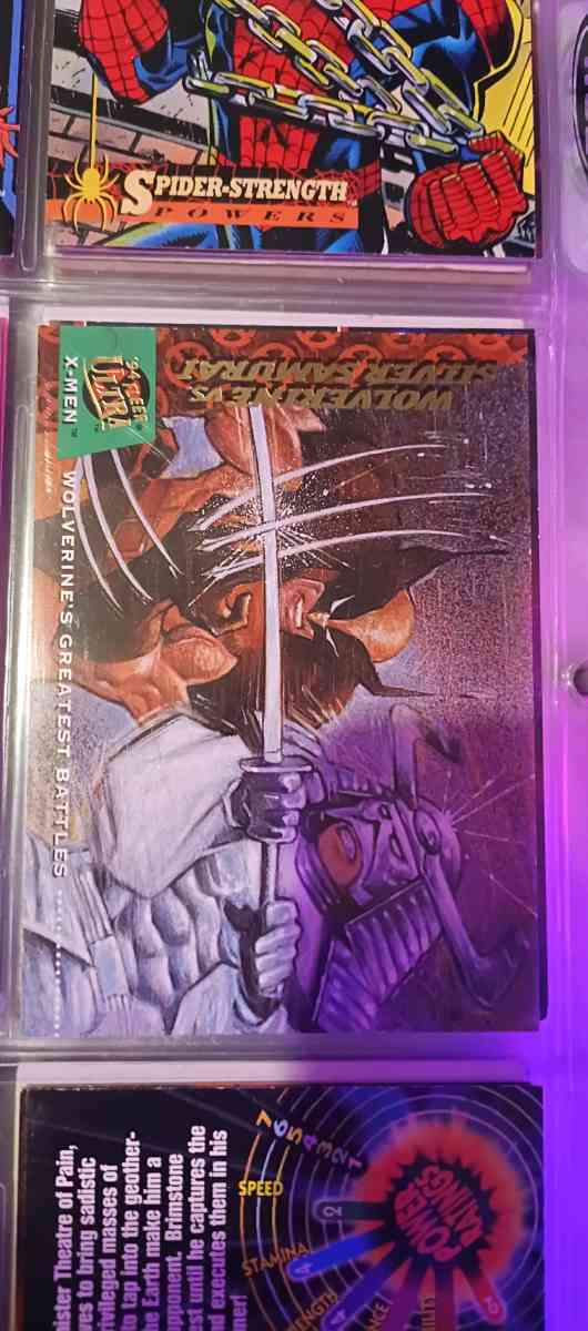 DC Marvel Highlly saught cards