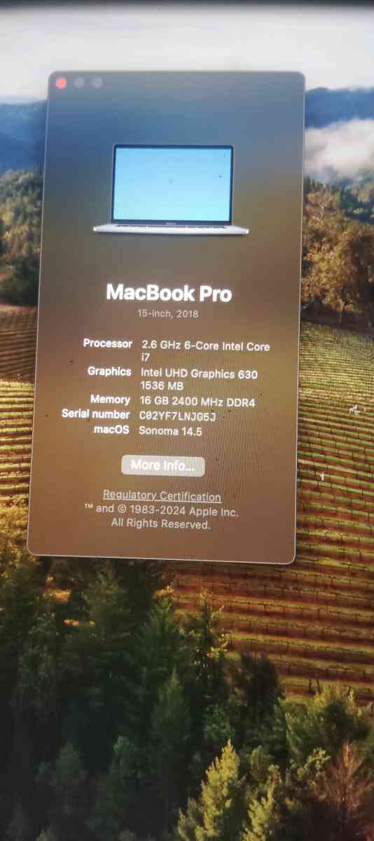 Mac book pro with touch screen