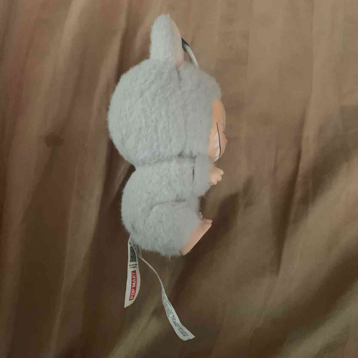 labubu gray have a seat