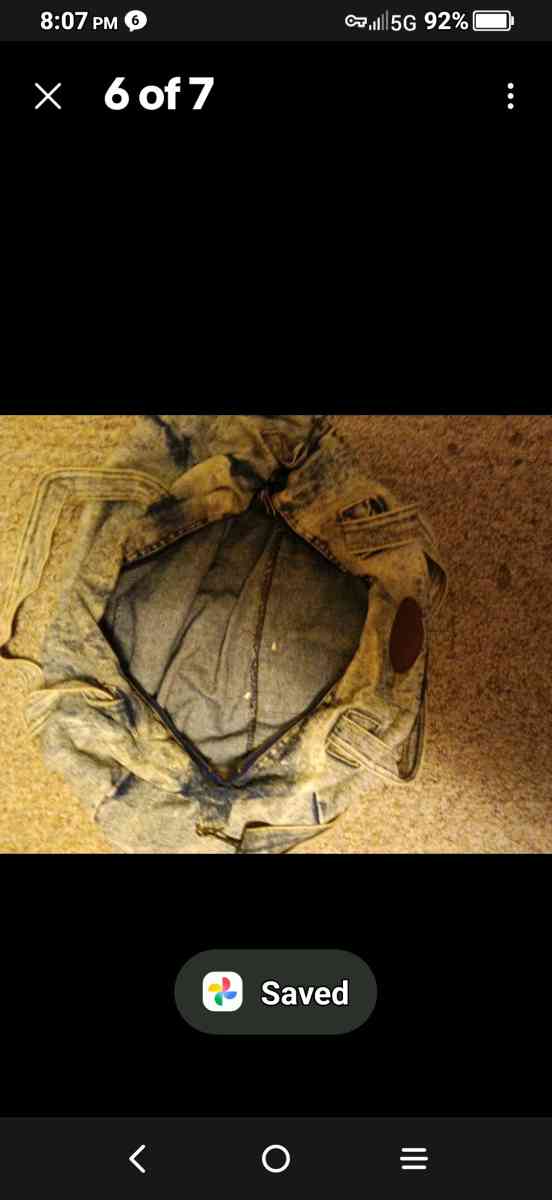 Vintage 80s Shane Acid Washed Denim Blue Jean Shoulder Strap