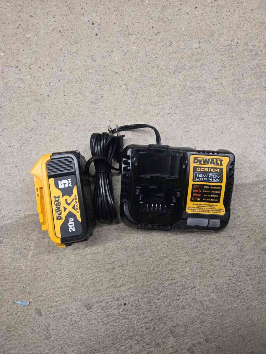 dewalt 5ah battery and charger