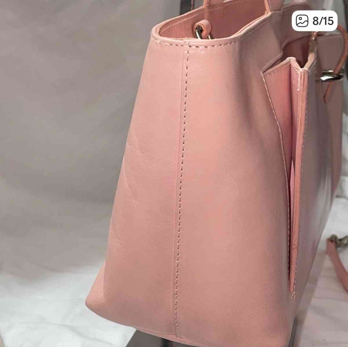 Furla rectangular pink purse