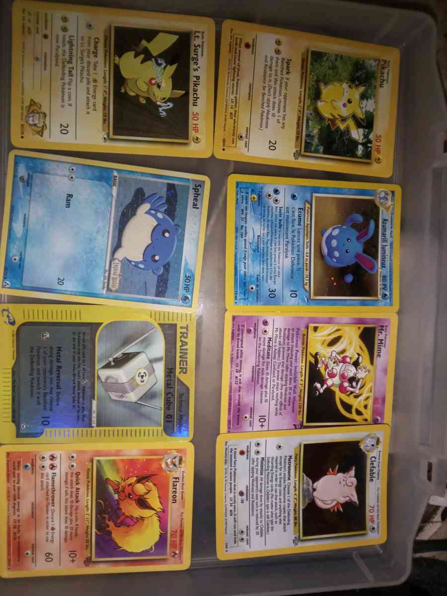 bulk mixed vintage pokemon cards