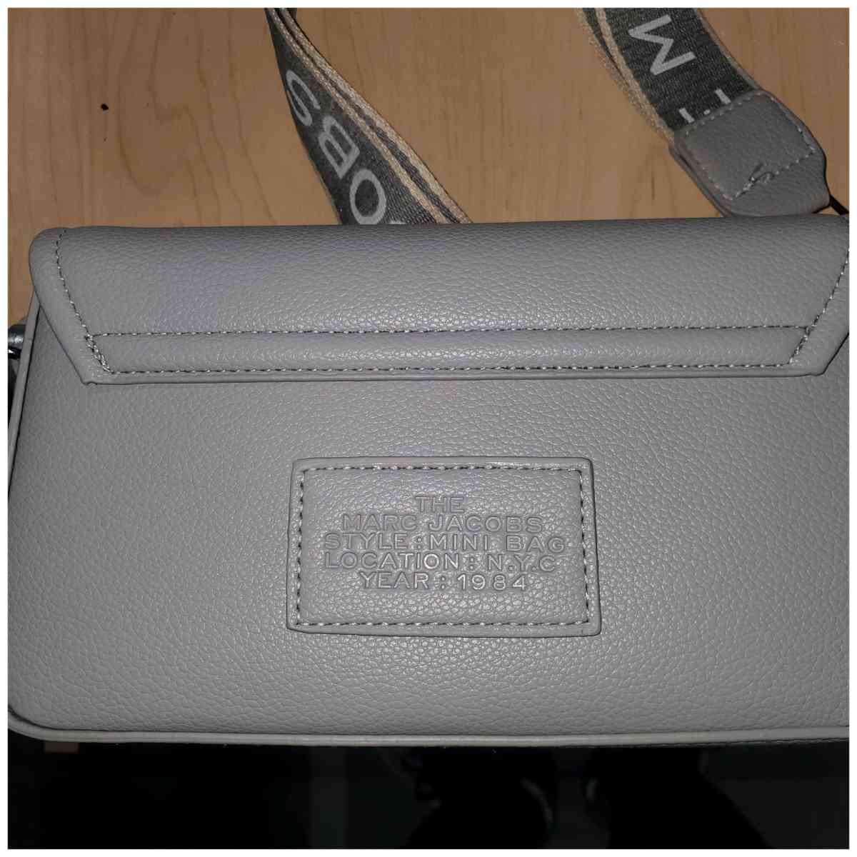 Marc Jacobs Light Gray Mini Belt Bag