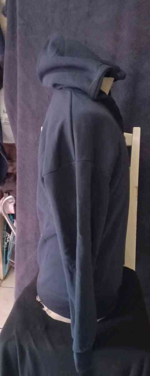 Navy Blue Quarter Zip Hoodie Size M