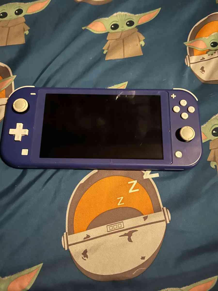 blue switch lite and 4 games lower price