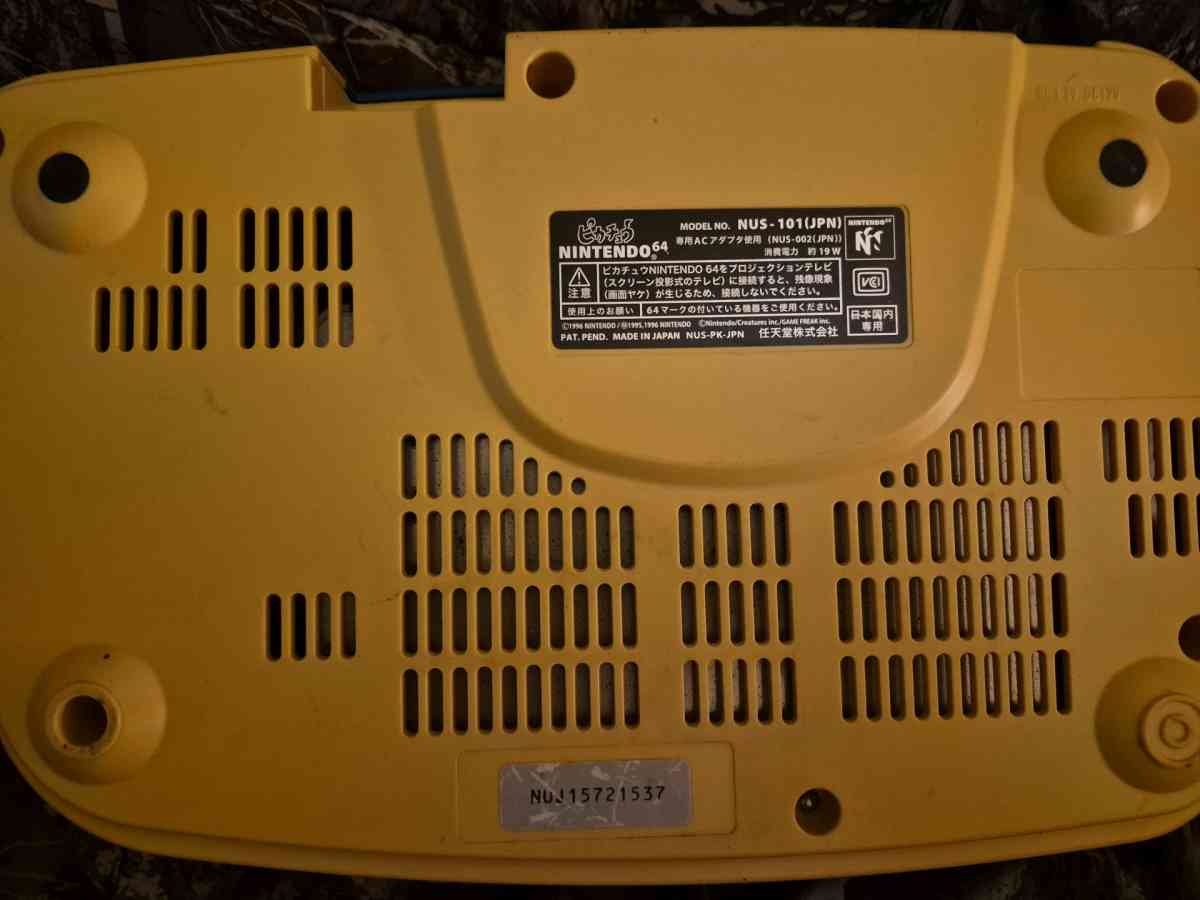 N64 Blue Pikachu all attachments - Ionia, Michigan - FleaMarketBay