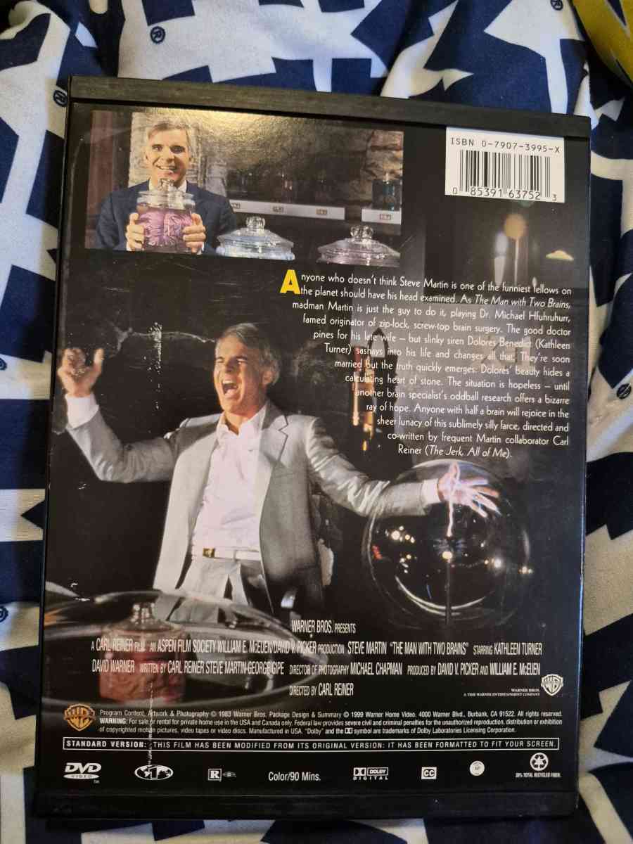 USED The Man With Two Brains DVD