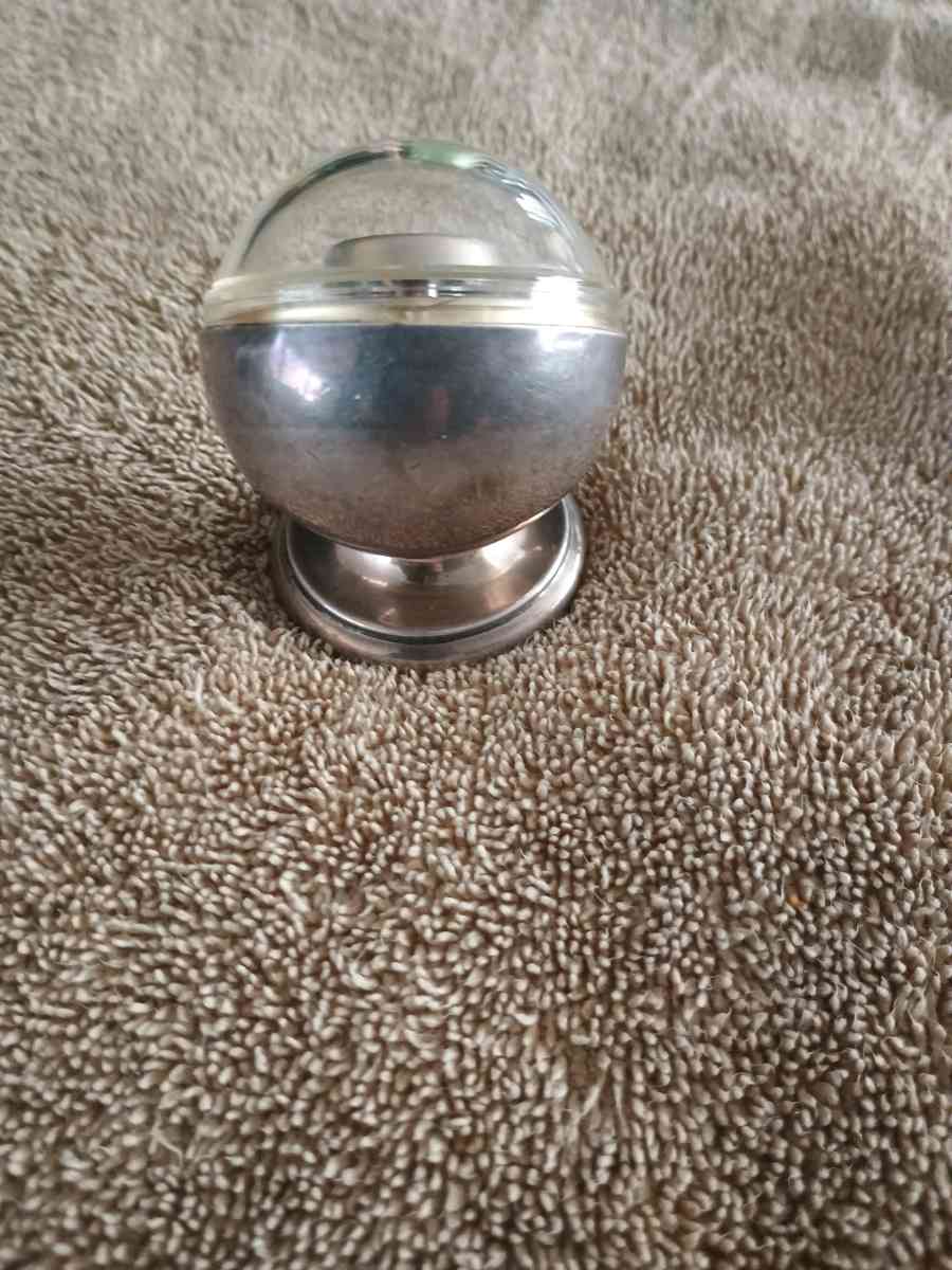 Franklin Bank barometer solid silver base Tiffany