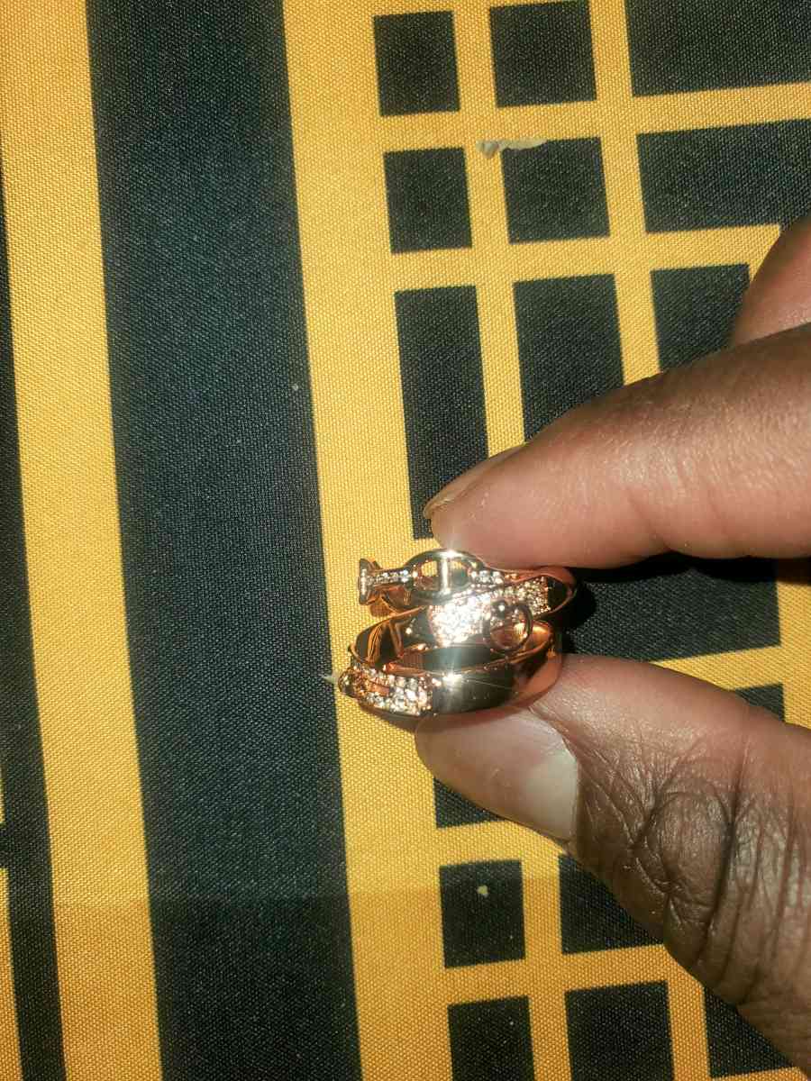 Hermes Rose Gold Womens Ring Set