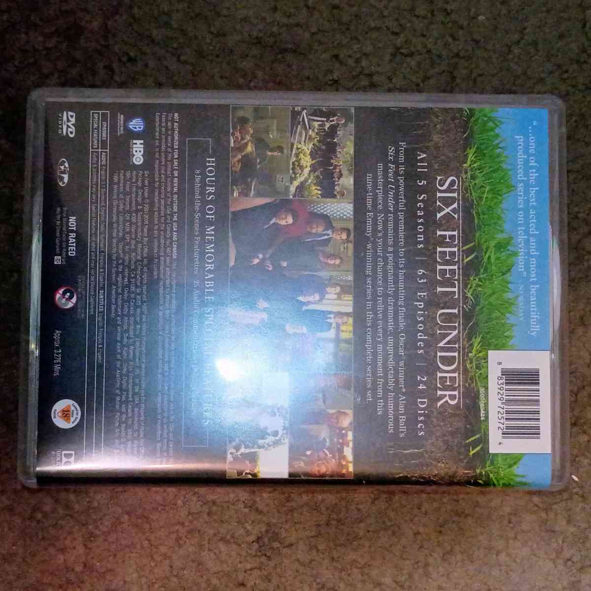 Six Feet Under The Complete Series USED 5season to watch