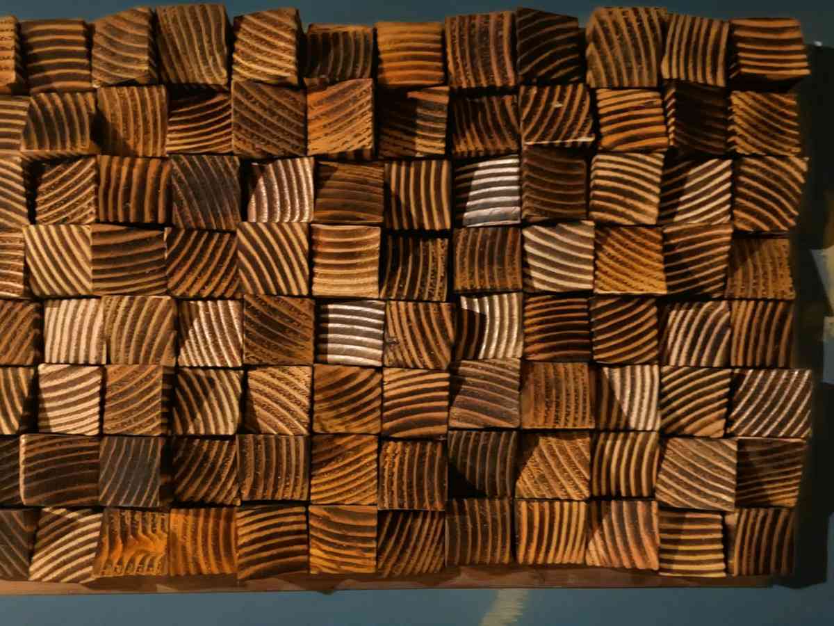 Handmade 3D Reclaimed Wood Wall Art 11 plus x9 plus Inches