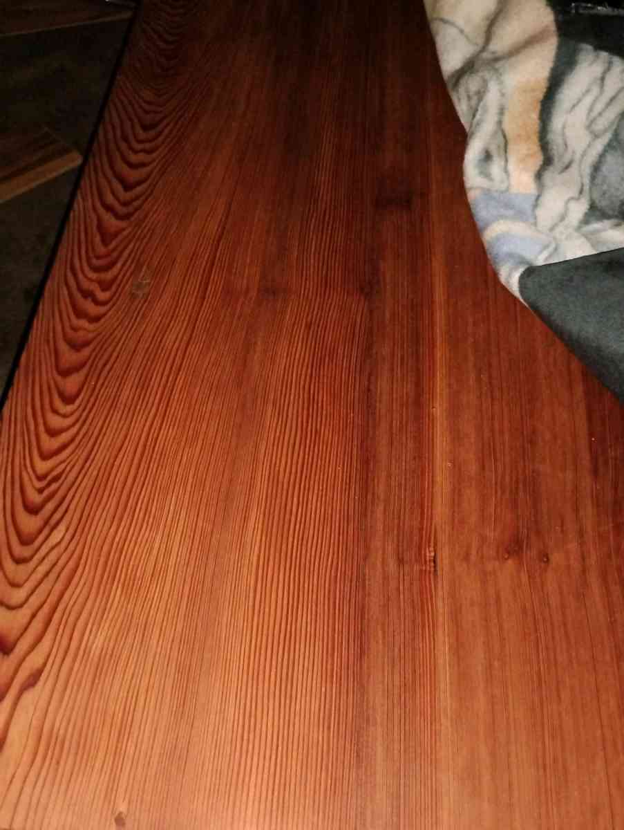 old growth redwood dining table seats 8 comfortably - Mendocino, California - FleaMarketBay