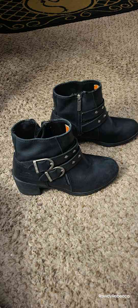 womens 7 and a half harley boots